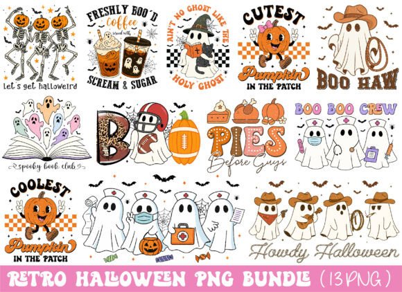 Download Retro Halloween PNG Bundle, Spooky PNGs - Premium Bundle