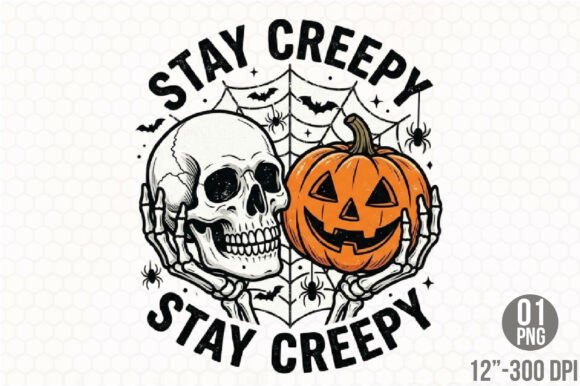 Download Stay Creepy Png, Retro Halloween Png - Retro halloween png Collection