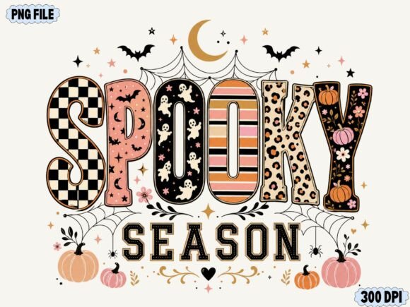 Download Spooky Season PNG, Retro Halloween Png - Premium Bundle