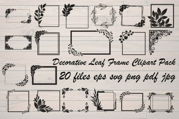Download Decorative Leaf Frame - Leaf frame Collection