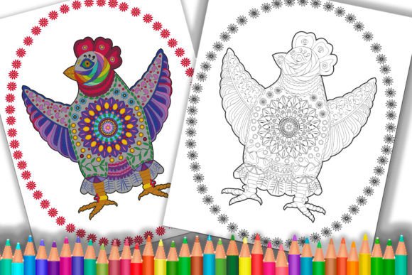 Download Chicken Coloring for Adults and Children - Children Collection